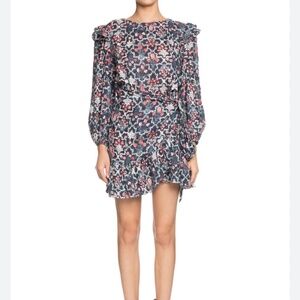 Isabel Marant Étoile Telicia Print Ruffle Dress